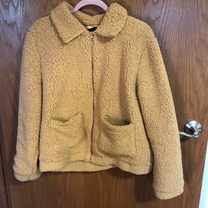 Oversized teddy coat